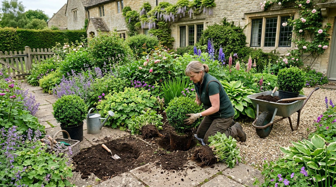 How to Add Structure to a Garden Border With Shaped Plants