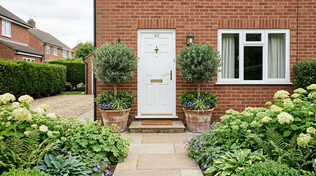 Before and After: How Plants Transform a Front Entrance