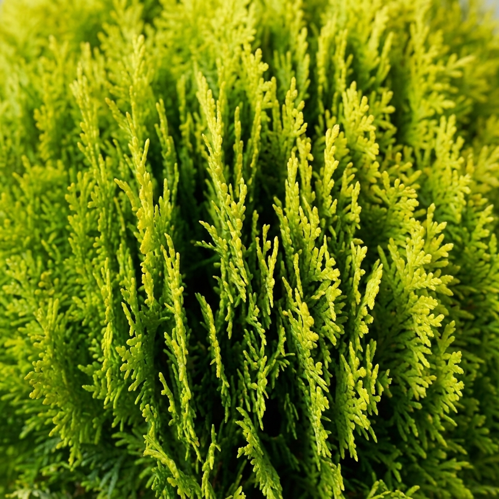 Compact Golden Thuja Ball Topiary Pair - Midas & Aurin