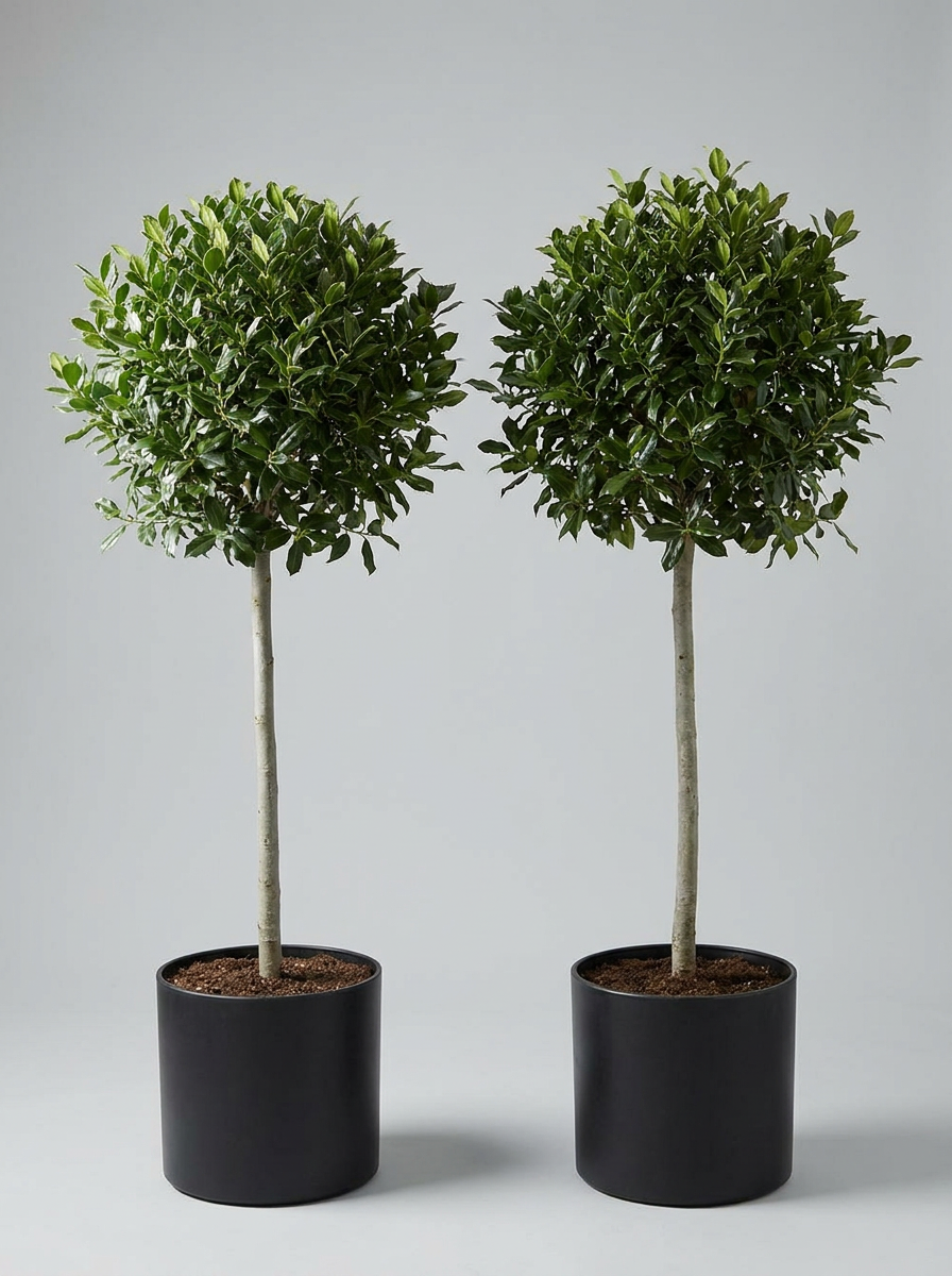 Nellie R. Stevens Holly Lollipop Topiary Pair - Stella & Nero