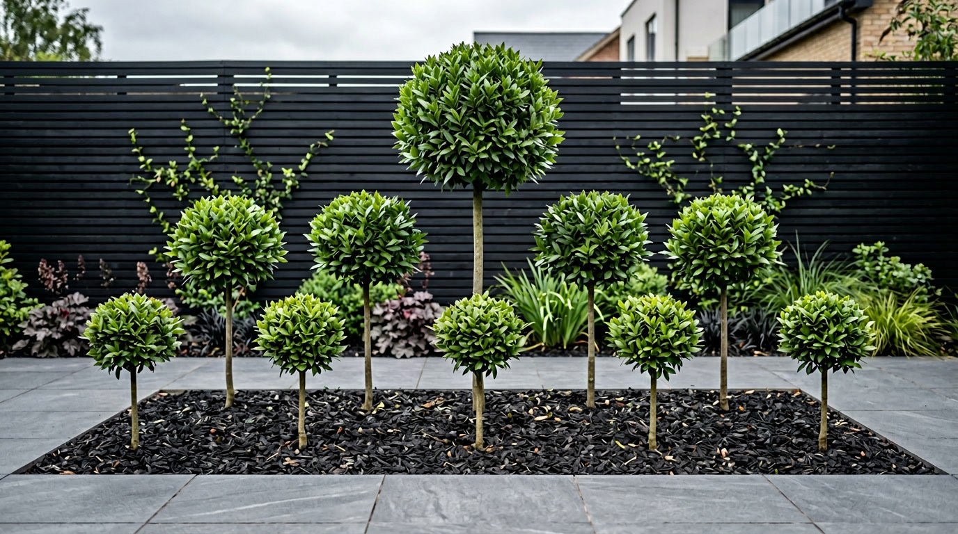 The Lollipop Trio — Architectural Collection with Bay Laurel Elevated Standards